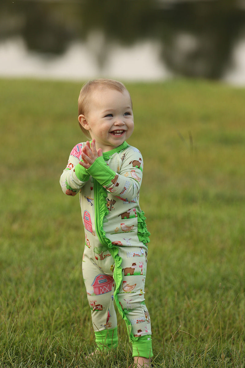 Barnyard Friends™ - Convertible Ruffled Zippy – Kai Blue & Co