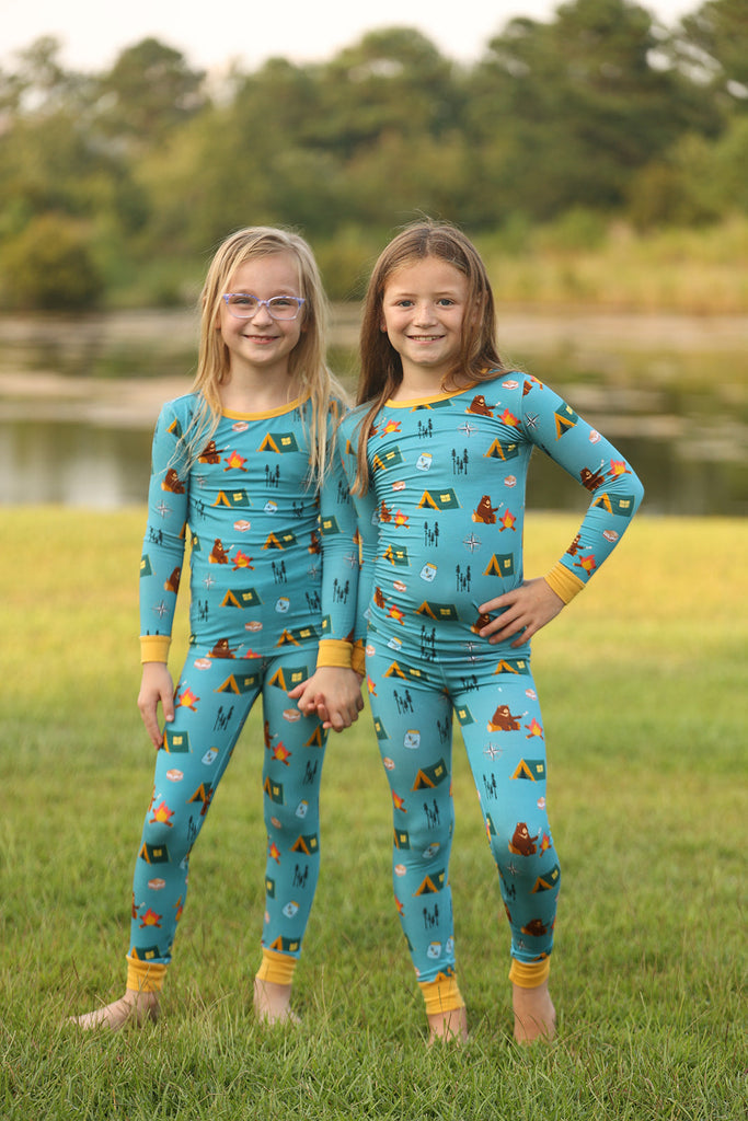 Camp S'more Fun Bamboo Long Sleeve Two Piece Set