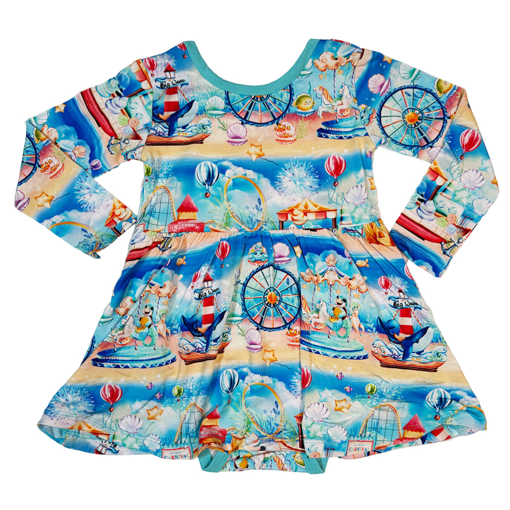 Bodysuit Twirl Dress Flat Lay Underwater Carnival