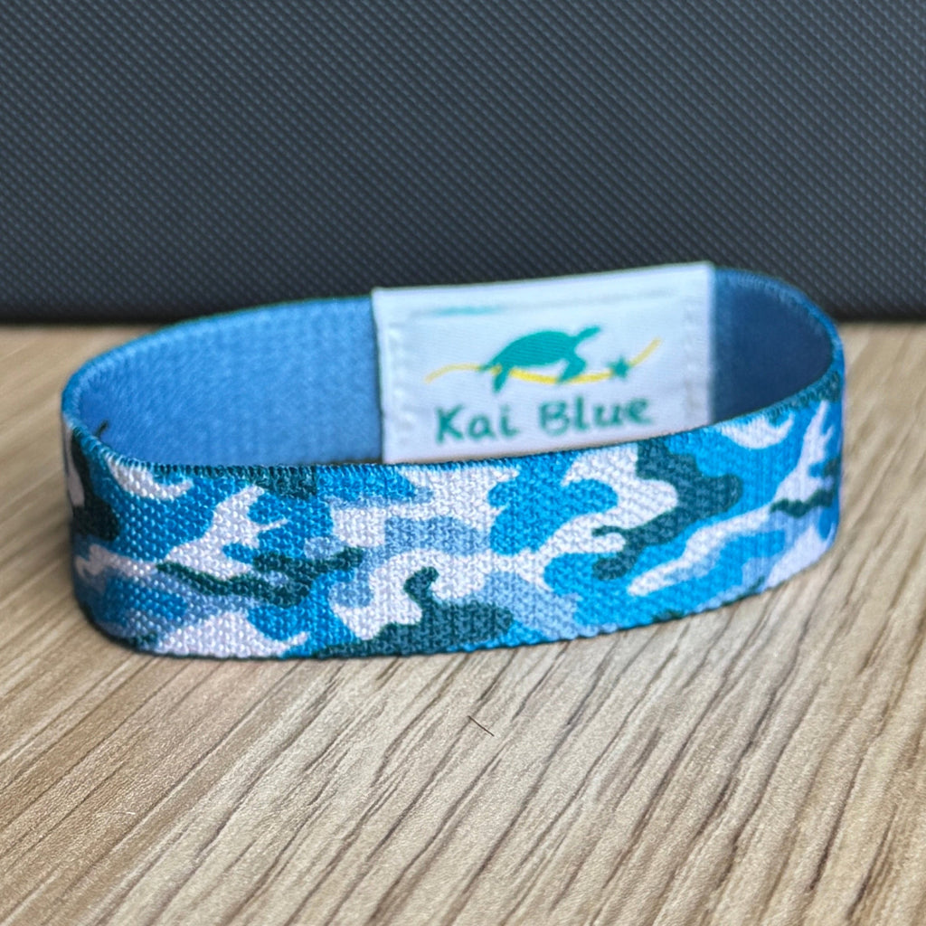 Cammo Bible Verse Bracelet Back View
