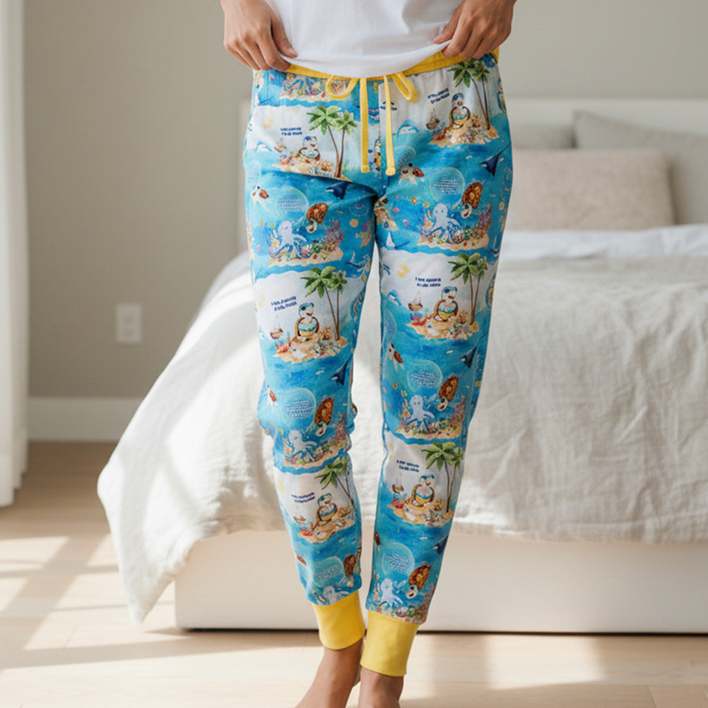 Adult Jogger Pants by Kai Blue in Meet Kai Print