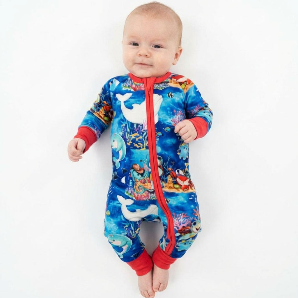 Bamboo Pajamas, Zippy Jammies - Waves of Friends™ – Kai Blue & Co